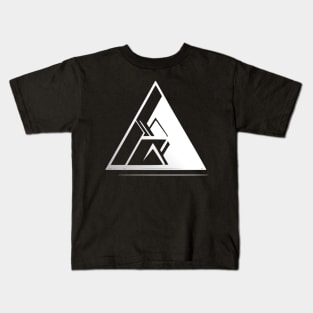 triangle line art Kids T-Shirt